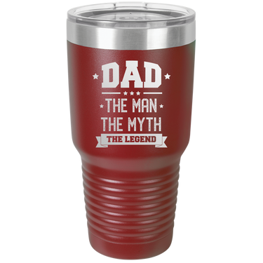Dad The Man The Myth The Legend 30oz Ringneck Tumbler
